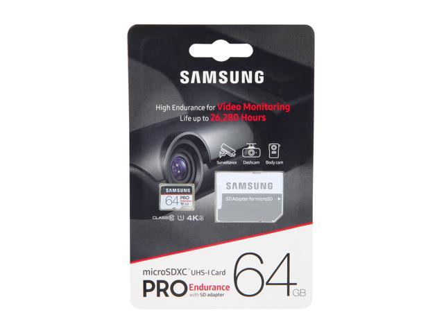 Resistenza Samsung 64GB PRO MICRO SD CLASSE 10 100MB/s MB-MJ64GA Micro SDXC card 