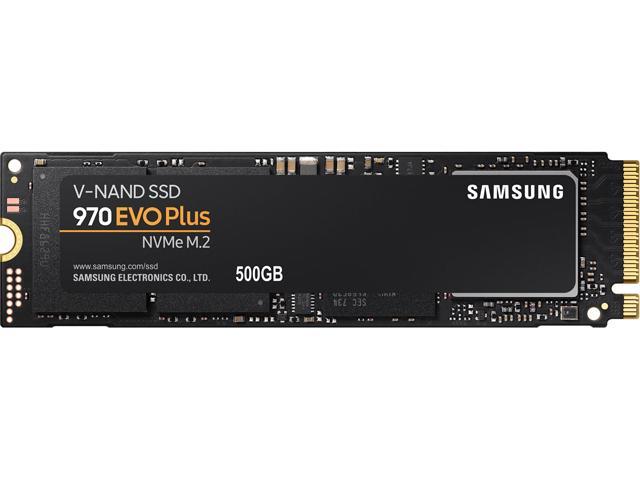 500GB PCIe NVMe Samsung 970 EVO Plus Series MZ-V7S500B/AM M.2 Internal SSD 