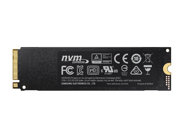 500 GB Nero/Arancione NVMe M.2 Samsung MZ-V7S500BW Unità SSD 970 EVO PLUS