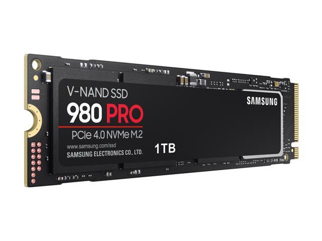 SAMSUNG 980 PRO M.2 2280 1TB PCI-Express Gen 4.0 x4, NVMe 1.3c Samsung  V-NAND 3-bit MLC Internal Solid State Drive (SSD) MZ-V8P1T0B/AM