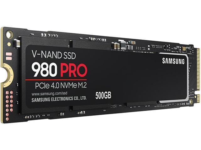 SAMSUNG 980 PRO M.2 2280 500GB PCI-Express Gen 4.0 x4, NVMe 1.3c V-NAND 3-bit MLC Internal Solid State Drive (SSD) MZ-V8P500BW