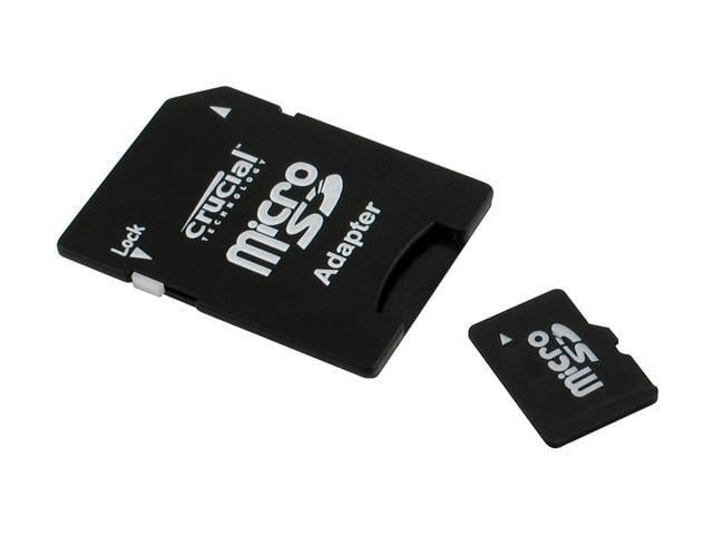 Crucial 2GB MicroSD Flash Card Model CT2GBUSD - Newegg.com