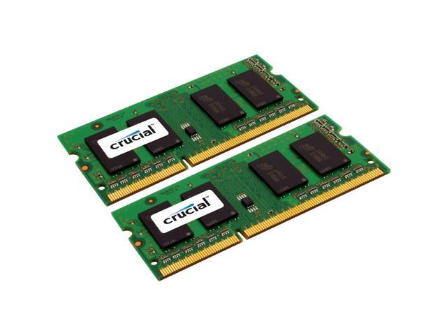 Crucial 4GB (2 x 2GB) 204-Pin DDR3 SO-DIMM DDR3 1066 (PC3 8500) Dual Channel Kit Laptop Memory Model CT2KIT25664BC1067