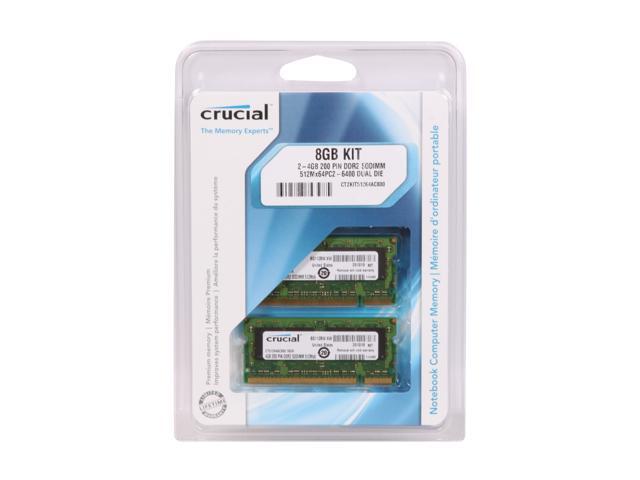 8GB 2X 4GB MEMORY PC2-6400 Dell Precision M6300