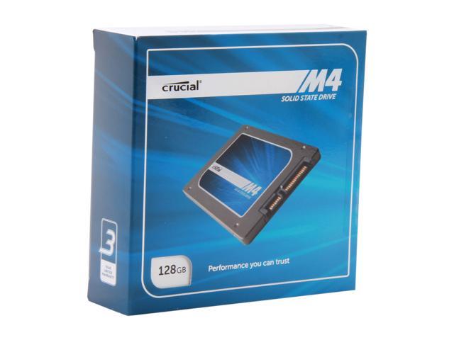 Crucial M4 CT128M4SSD2CCA 2.5" 128GB SATA III MLC Internal Solid State Drive (SSD) with Transfer Kit