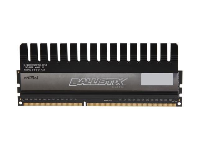 Ballistix Elite 4GB DDR3 1600 (PC3 12800) Desktop Memory Model BLE4G3D1608DE1TX0
