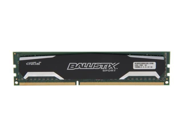Ballistix Sport 4GB 240-Pin DDR3 SDRAM DDR3 1600 (PC3 12800) Desktop Memory  Model BLS4G3D1609DS1S00