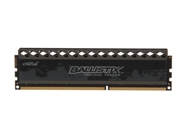 Ballistix Tactical Tracer 4GB DDR3 1866 (PC3 14900) Desktop Memory (with Red/Green Light) Model BLT4G3D1869DT2TXRG