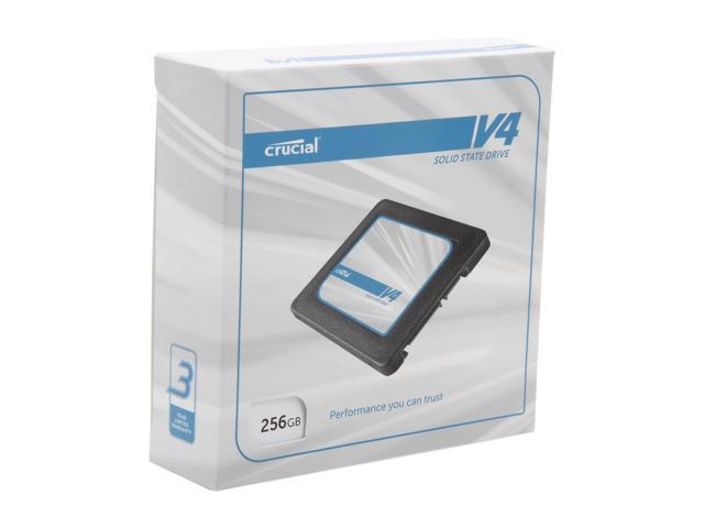 Crucial V4 2.5" 256GB SATA II MLC Internal Solid State Drive (SSD) with Easy Laptop Install Kit CT256V4SSD2CCA