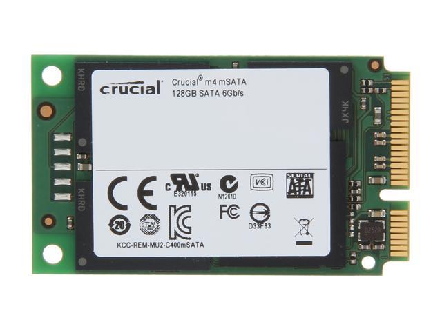 Crucial M4 128GB Mini-SATA (mSATA) MLC Internal Solid State Drive (SSD) CT128M4SSD3