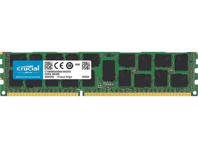 Crucial 16GB 240-Pin DDR3 RDIMM - DDR3L 1600 (PC3L 12800) Server
