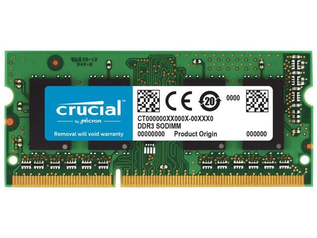 Crucial 8GB 204-Pin DDR3 SO-DIMM DDR3L 1600 (PC3L 12800) Laptop Memory Model CT102464BF160B