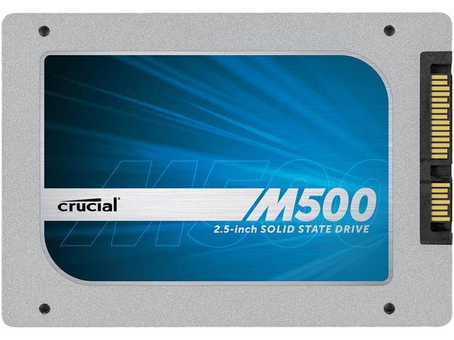 Crucial M500 CT480M500SSD1 7mm (with 9.5mm adapter) 2.5" 480GB SATA III MLC Internal Solid State Drive (SSD)