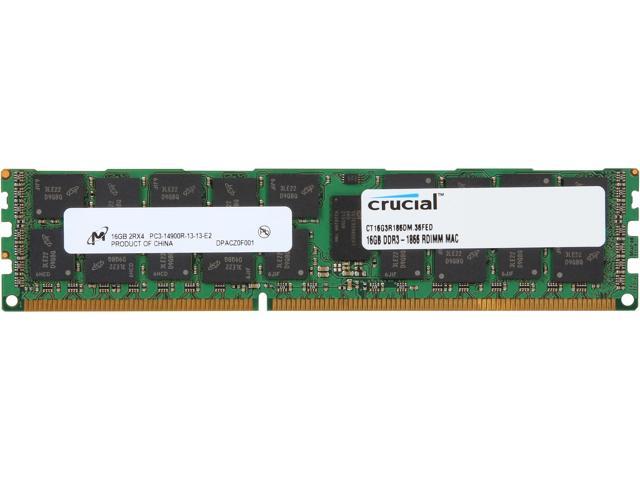 64GB 4 X 16GB Memory for Mac Pro 2013 6,1 PC3-14900 DDR3 ECC Reg MF622G/A
