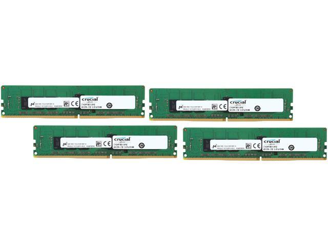 Crucial 16GB (4 x 4GB) ECC DDR4 2133 (PC4 17000) Server Memory Model CT4K4G4RFS8213