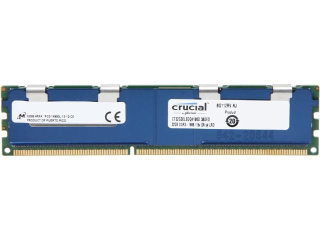 Crucial 32GB ECC DDR3 1866 (PC3 15000) Server Memory Model