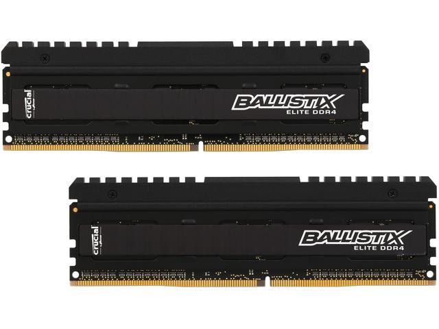 Ballistix Elite 8GB (2 x 4GB) DDR4 2666 (PC4 21300) Performance Memory Model BLE2K4G4D26AFEA