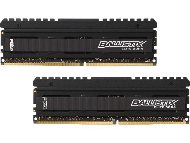 Ballistix Elite 16GB (2 x 8GB) DDR4 2666 (PC4 21300) Performance Memory Model BLE2K8G4D26AFEA