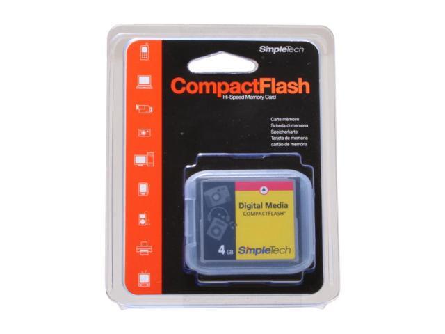 SimpleTech 4GB Compact Flash (CF) Flash Card Model STI-CF/4GB - Newegg.com