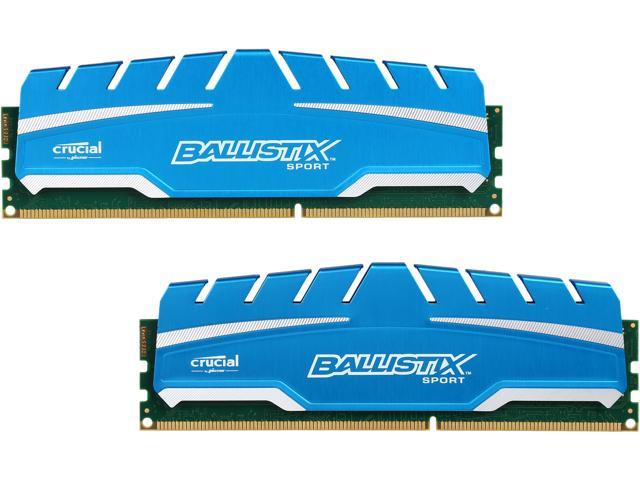 Ballistix Sport 8GB (2 X 4GB) DDR3 1600 (PC3 12800) 512Meg X 64 Memory ...