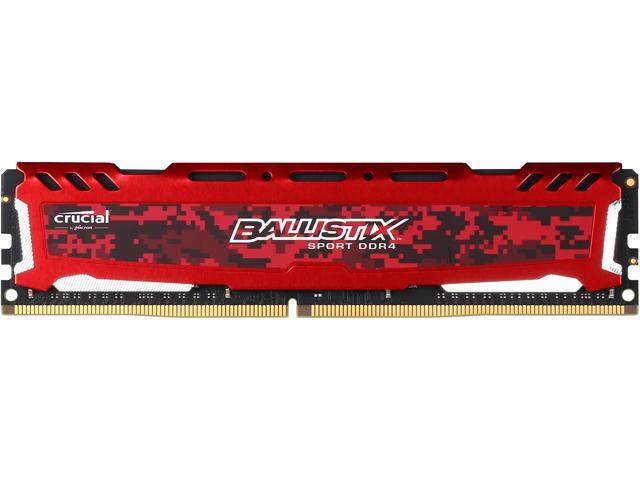 Ballistix Sport LT 8GB DDR4 2400 (PC4 19200) Desktop Memory Model BLS8G4D240FSE