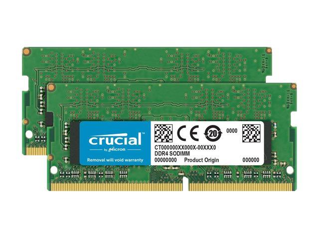 Crucial 64GB Kit (32GBx2) DDR4 3200 MT/s CL22 SODIMM 260-Pin Memory -  CT2K32G4SFD832A