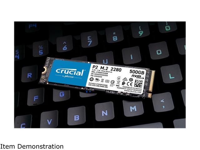 Crucial P2 500GB 3D NAND NVMe PCIe M.2 SSD - Newegg.com
