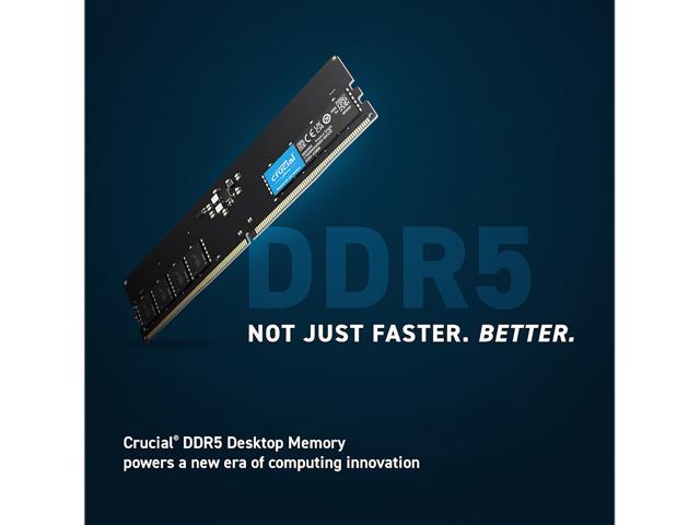 Crucial 32GB (2 x 16GB) 288-Pin PC RAM DDR5 4800 (PC5 38400) Desktop