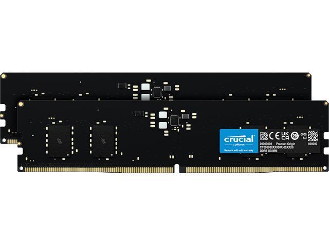 Crucial 64GB (2 x 32GB) 288-Pin PC RAM DDR5 4800 (PC5 38400) Desktop Memory Model CT2K32G48C40U5