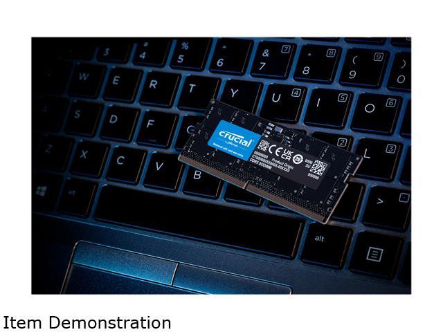 Crucial 16GB DDR5-4800 SODIMM CL40 (16Gbit), - Arvutitark