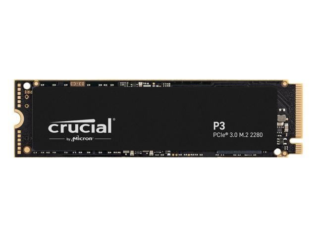 Crucial P3 2TB PCIe 3.0 3D NAND NVMe M.2 SSD, up to 3500MB/s - CT2000P3SSD8