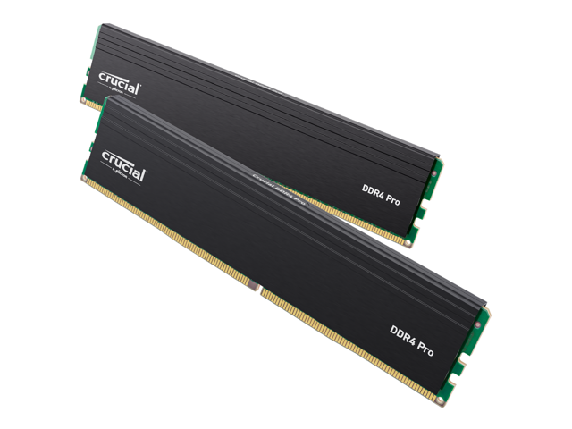 Crucial Pro 32GB (2 x 288-Pin PC RAM DDR4 3200 (PC4 25600) Memory Model CP2K16G4DFRA32A Desktop Memory -