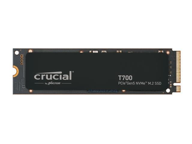  Crucial T700 4TB Gen5 NVMe M.2 SSD with heatsink - Up to 12,400  MB/s - DirectStorage Enabled - CT4000T700SSD5 - Gaming, Photography, Video  Editing & Design - Internal Solid State Drive : Electronics