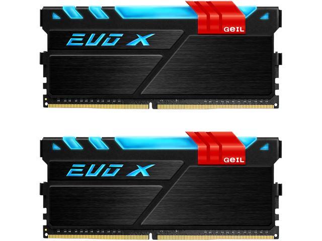 GeIL EVO X 16GB (2 x 8GB) DDR4 3000 (PC4 24000) Desktop Memory Model GEX416GB3000C15ADC
