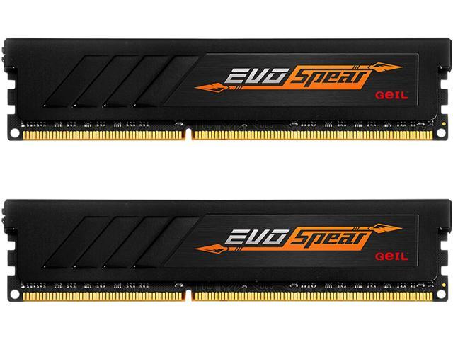 GeIL EVO SPEAR 16GB (2 x 8GB) 288-Pin PC RAM DDR4 3000 (PC4 24000) Desktop Memory Model GSB416GB3000C16ADC