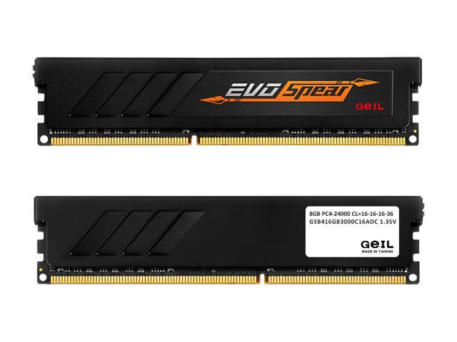 EVO Spear 288 broches DDR4 SDRAM DDR4 Module mémoire de bureau 16 go 3200 MHz. Geil