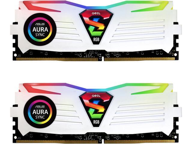 GeIL SUPER LUCE RGB SYNC 8GB (2 x 4GB) DDR4 2133 (PC4 17000) Desktop Memory Model GLWS48GB2133C15DC