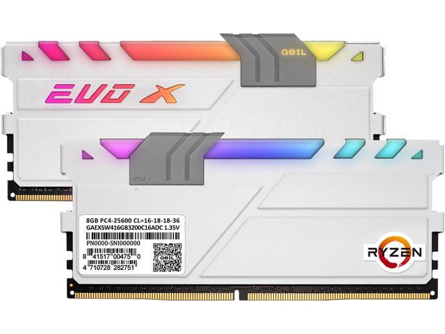 Оперативная память geil evo x ii 16gb ddr4 pc4 25600 gexsb416gb3200c16asc обзор