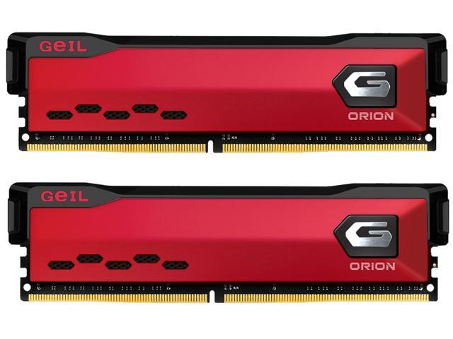 GeIL ORION 16GB (2 x 8GB) 288-Pin PC RAM DDR4 3200 (PC4 25600) Desktop Memory Model GAOR416GB3200C16ADC