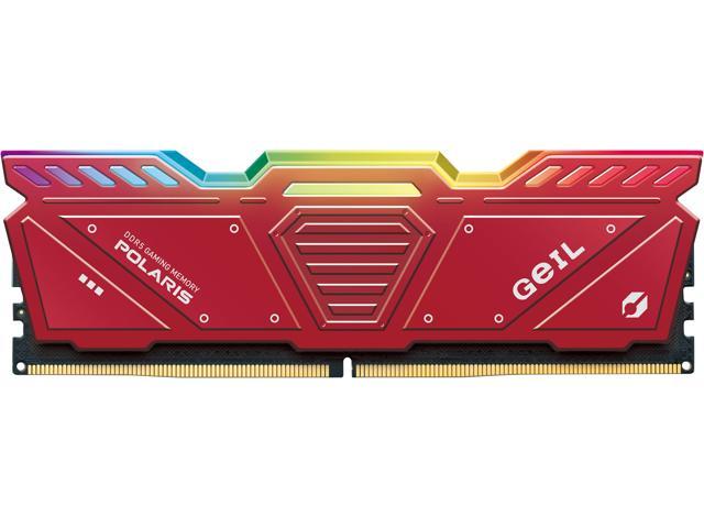GeIL Polaris RGB SYNC 32GB (2 x 16GB) 288-Pin PC RAM DDR5 5200 (PC5 41600) Desktop Memory Model GOSR532GB5200C34ADC