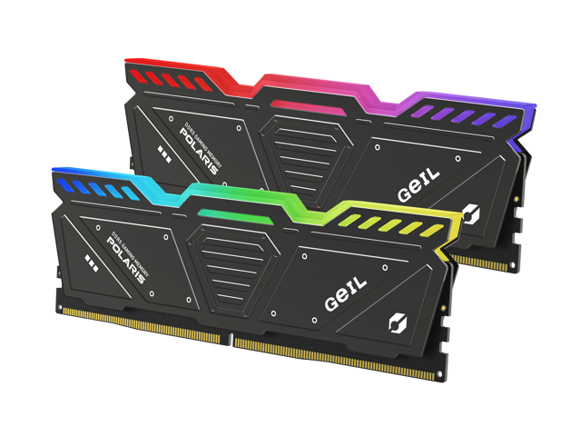 GeIL Polaris 32GB (2 x 16GB) 288-Pin PC RAM RGB DDR5 6000 (PC5 48000) Desktop Memory Model GOSG532GB6000C38ADC