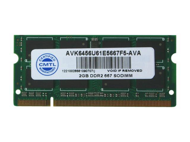AllComponents 2GB 200-Pin DDR2 SO-DIMM DDR2 667 (PC2 5300) Laptop Memory Model AC2/SO667X64/2048