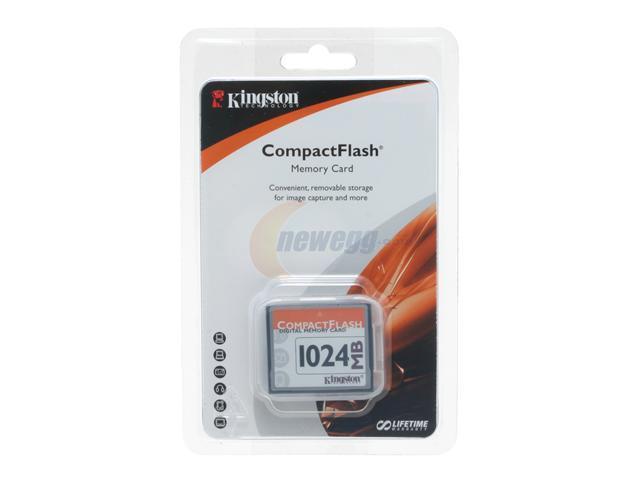 Kingston 1GB Compact Flash (CF) Flash Media Model CF/1024