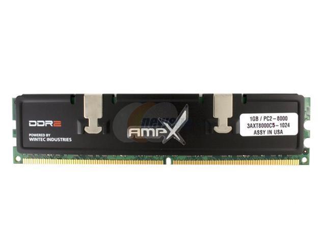 Wintec AMPX 1GB DDR2 1000 (PC2 8000) Desktop Memory Model 3AXT8000C5-1024