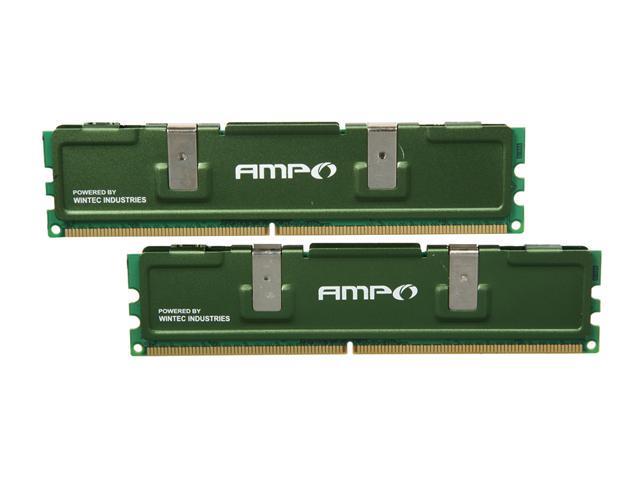 Wintec AMPO 2GB (2 x 1GB) DDR2 800 (PC2 6400) Desktop Memory Model 3AMD2800-2G2K-R