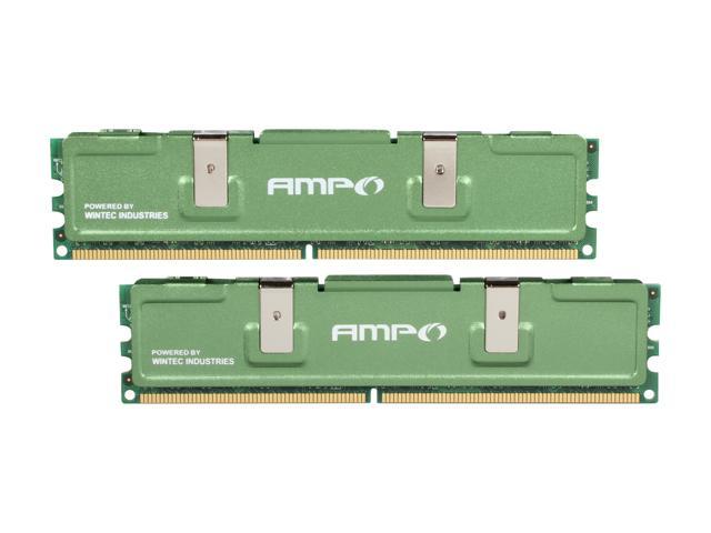 Wintec AMPO 4GB (2 x 2GB) DDR2 667 (PC2 5300) Dual Channel Kit Desktop Memory Model 3AMD2667-4G2K-R