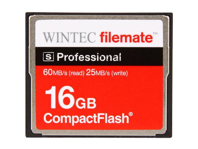 Wintec FileMate S Professional 16GB Compact Flash (CF) Flash Card Model 3FMCF16GBS-R