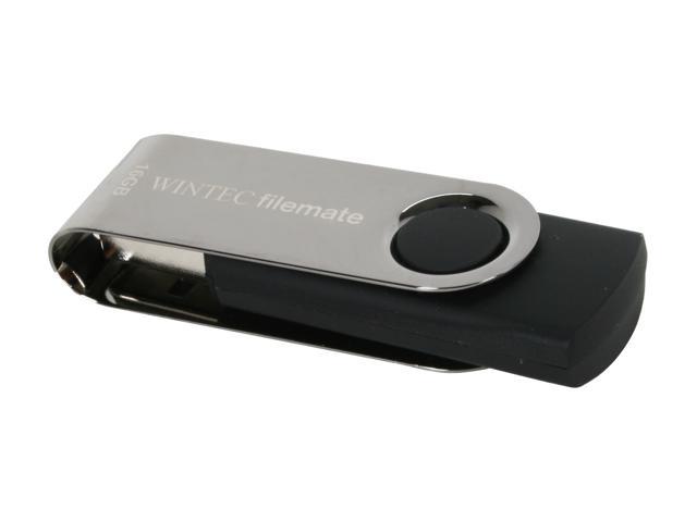 Wintec 16GB FileMate Swivel USB Flash Drive Model 3FMUSB16GWB-R