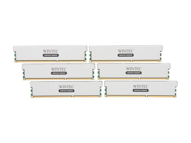Wintec 48GB (6 x 8GB) ECC Registered DDR3 1333 (PC3 10666) Server Memory Model 3RSH13339R5H-48GH
