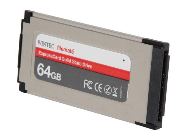 Wintec FileMate ExpressCard 34 64GB ExpressCard MLC Internal / External Solid State Drive (SSD) 3FMS4E064JM-R